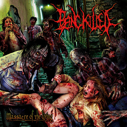 Album Cover Artwork by Mike Hrubovcak / Visualdarkness.com Being Killed - Massacre of the Living