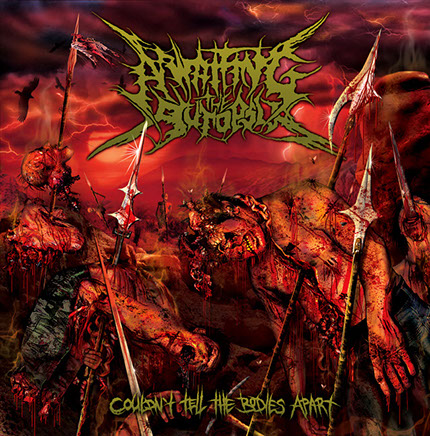 Awaiting the Autopsy - Couldn't Tell the Bodies Apart Album Cover Artwork by Mike Hrubovcak / Visualdarkness.com