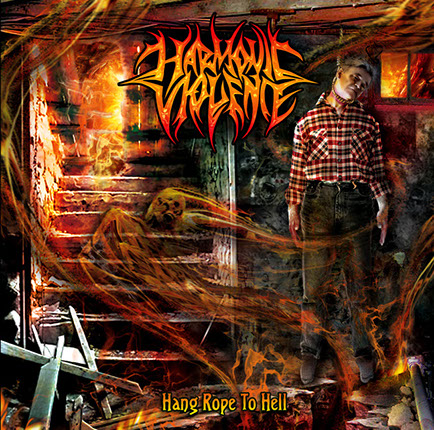 Harmonic Violence - Hang Rope to Hell Album Cover Artwork by Mike Hrubovcak / Visualdarkness.com