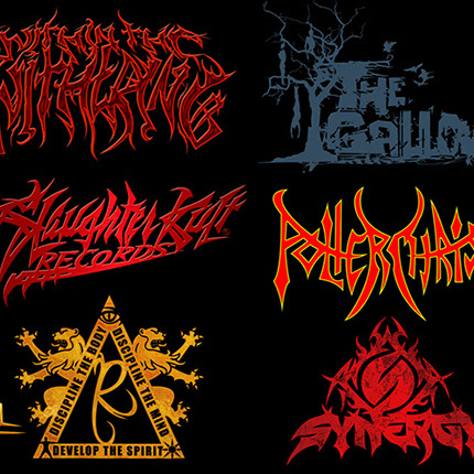 Within th Withering / The Gallows / Slaughter Kult Records / Polterchrist / Royal MMA logos by Mike Hrubovcak / Visualdarkness.com