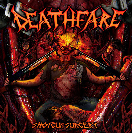 Deathfare - Shotgun Surgery Album Cover Artwork by Mike Hrubovcak / Visualdarkness.com