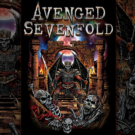 T-shirt Design by Mike Hrubovcak / Visualdarkness.com Avenged Sevenfold