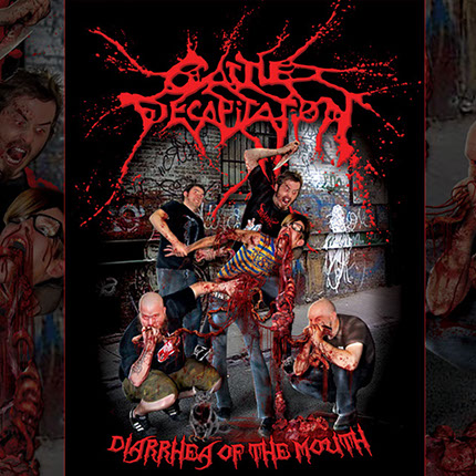 T-shirt Design by Mike Hrubovcak / Visualdarkness.com Cattle Decapitation Diarrhea of the Mouth