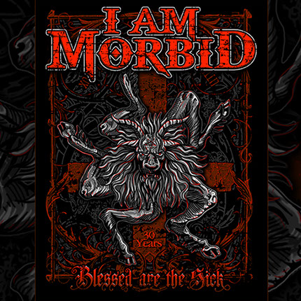 T-shirt Artwork by Mike Hrubovcak / Visualdarkness.com I AM MORBID Blessed Are The Sick