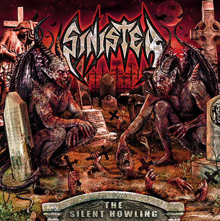 Sinister - The Silent Howling Album Cover Artwork by Mike Hrubovcak / Visualdarkness.com