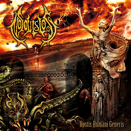No Souls Lost - Hostis Humani Generis Album Cover Artwork by Mike Hrubovcak / Visualdarkness.com