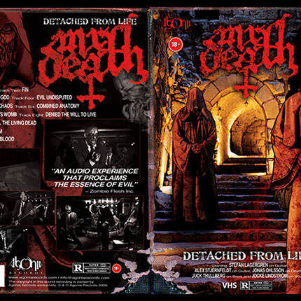 Mr. Death - Detached from Life Album Cover Artwork by Mike Hrubovcak / Visualdarkness.com