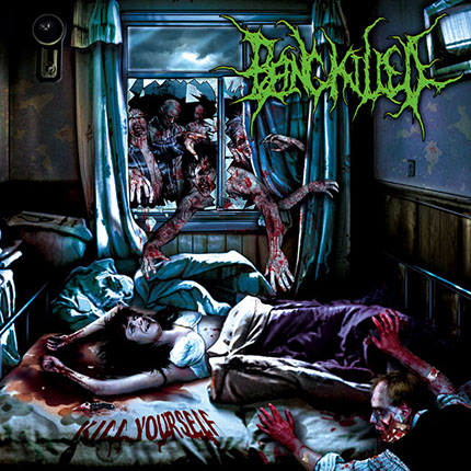 Being Killed - Kill Yourself Album Cover Artwork by Mike Hrubovcak / Visualdarkness.com