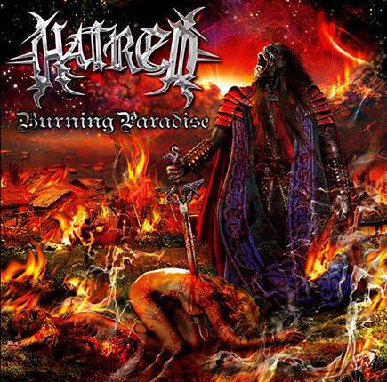 Hatred - Burning Paradise Album Cover Artwork by Mike Hrubovcak / Visualdarkness.com