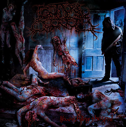 Guttural Secrete - Nourishing the Spoil Album Cover Artwork by Mike Hrubovcak / Visualdarkness.com