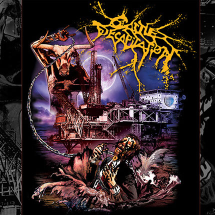 T-shirt Design by Mike Hrubovcak / Visualdarkness.com Cattle Decapitation