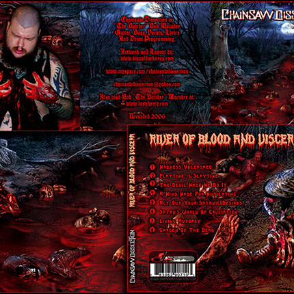 Chainsaw Dissection River of Blood and Viscera Layout Design by Mike Hrubovcak / Visualdarkness.com