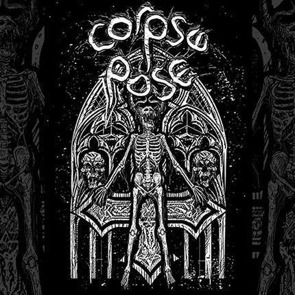 T-shirt Design by Mike Hrubovcak / Visualdarkness.com Corpse Pose Yoga