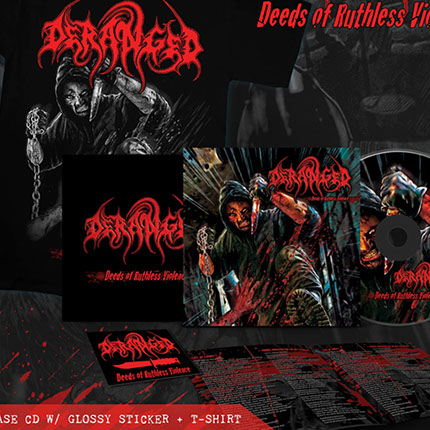 Deranged Deeds of Ruthless Violence Layout Design by Mike Hrubovcak / Visualdarkness.com