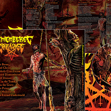Dismembered Carnage Layout Design by Mike Hrubovcak / Visualdarkness.com