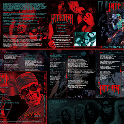 Faith or Fear Instruments of Death Layout Design by Mike Hrubovcak / Visualdarkness.com
