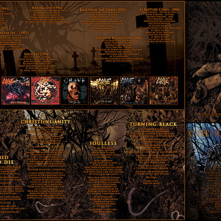 Grave Exhumed Layout Design by Mike Hrubovcak / Visualdarkness.com