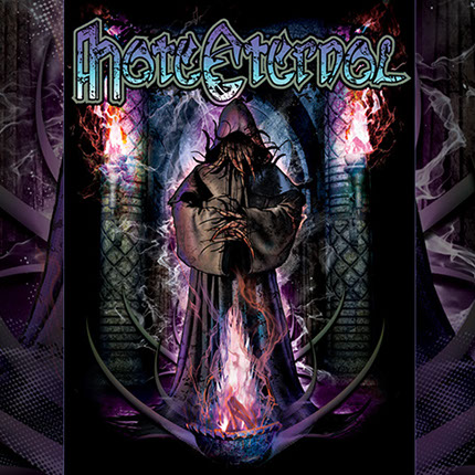 T-shirt Design by Mike Hrubovcak / Visualdarkness.com Hate Eternal Cloaked Demon