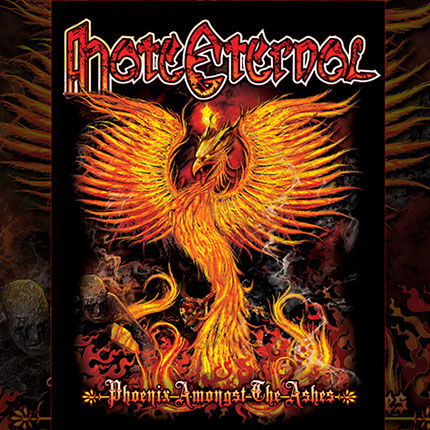 T-shirt Design by Mike Hrubovcak / Visualdarkness.com Hate Eternal Phoenix Amongst the Ashes