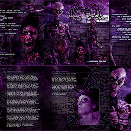 Malodorous CD Layout Design by Mike Hrubovcak / Visualdarkness.com