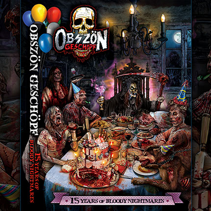Obszon Geschopf DVD Layout Design by Mike Hrubovcak / Visualdarkness.com