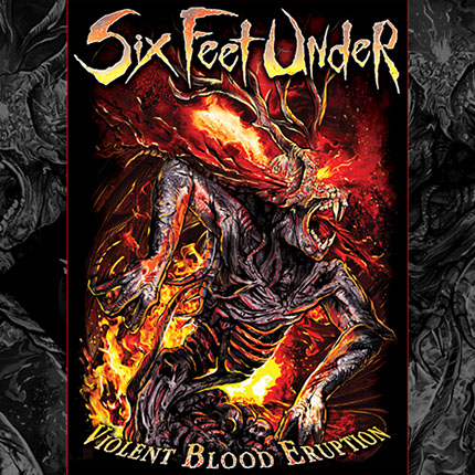 T-shirt Design by Mike Hrubovcak / Visualdarkness.com Six Feet Under Violent Blood Eruption